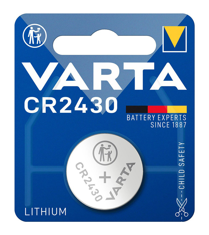 VARTA μπαταρία λιθίου CR2430, 3V, 1τμχ - VARTA 105870