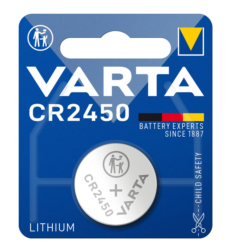 VARTA μπαταρία λιθίου CR2450, 3V, 1τμχ - VARTA 105869