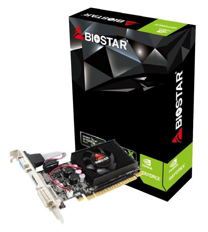 BIOSTAR VGA GeForce GT610 VN6103THX6, DDR3 2GB, 64bit - BIOSTAR 41246