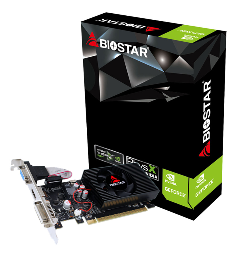 BIOSTAR VGA GeForce GT730 VN7313THX1-TBARL-BS2, DDR3 2GB, 128bit - BIOSTAR 95007