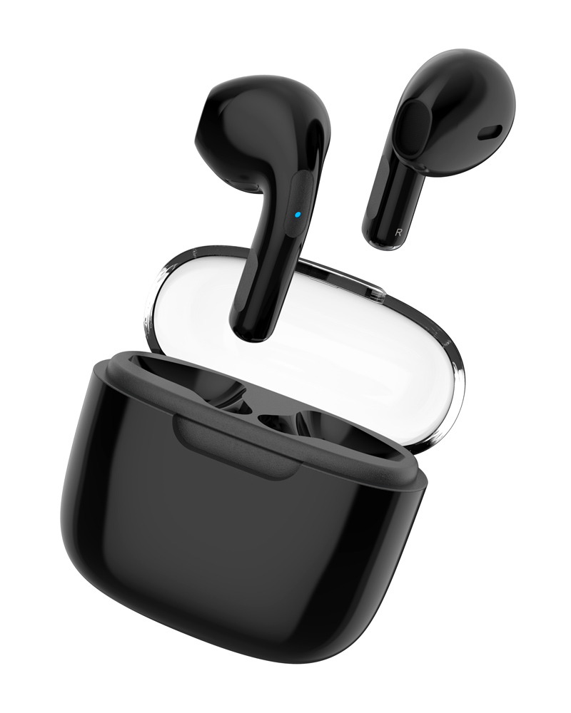 CELEBRAT earphones με θήκη φόρτισης W52, True Wireless, Φ13mm, μαύρα - CELEBRAT 112601