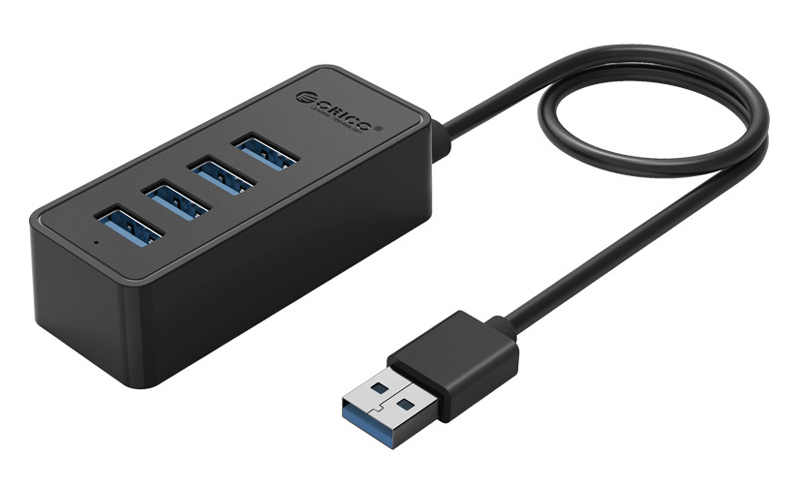 ORICO USB hub W5P-U3, 4x θυρών, 5Gbps, USB σύνδεση, μαύρο - ORICO 103151