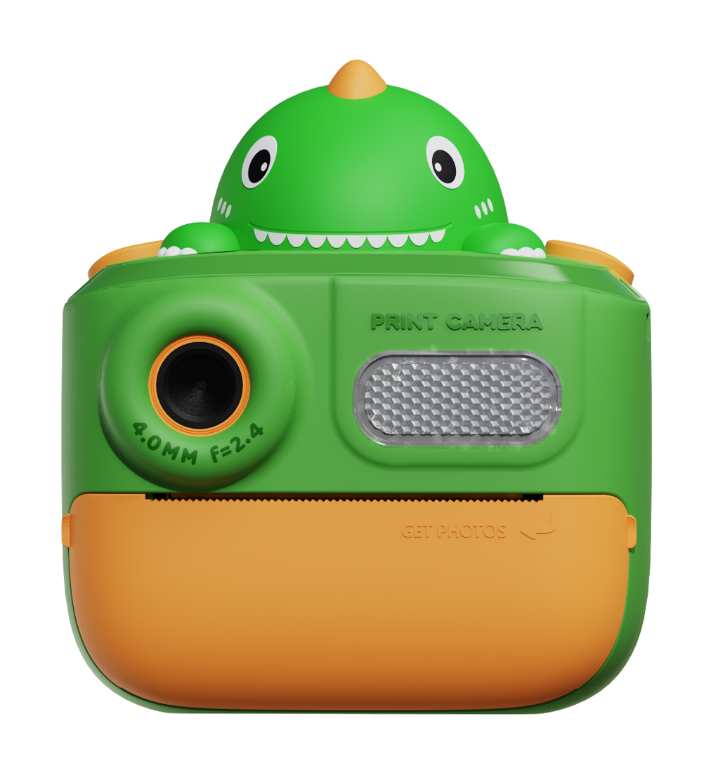 WOWKIDS παιδική φωτογραφική μηχανή K64 με εκτυπωτή, 26MP, 2", πράσινη - WOWKIDS 113523