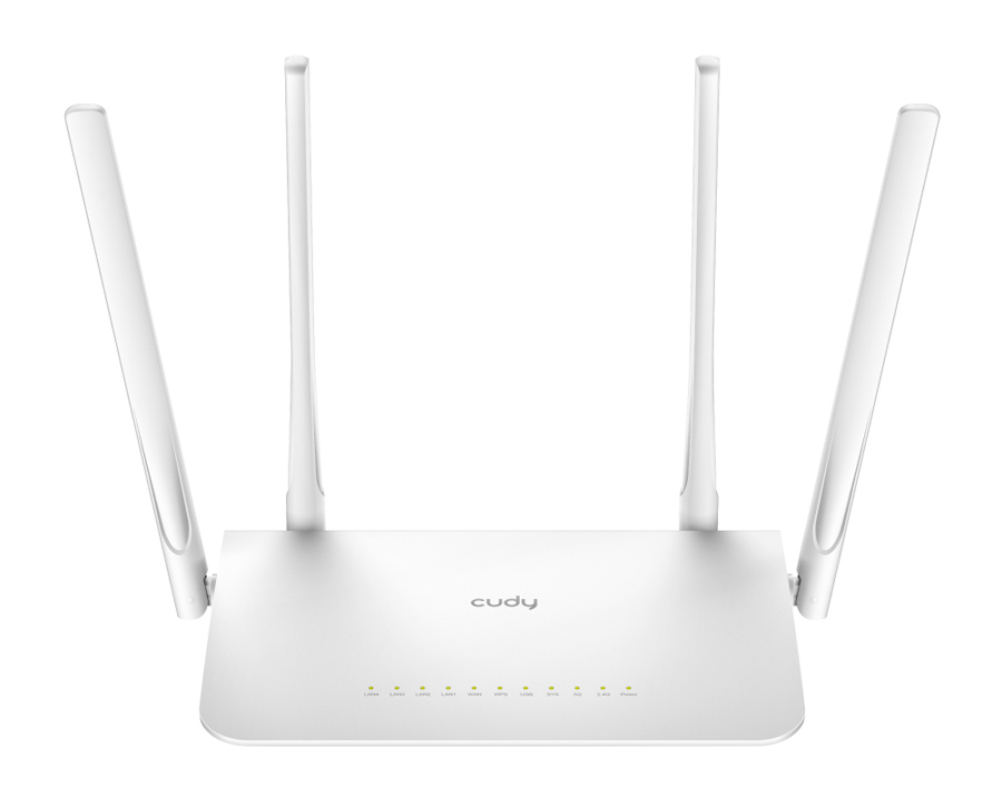 CUDY Wi-Fi mesh router WR1300, AC1200 1200Mbps, 5x Ethernet ports - CUDY 102794