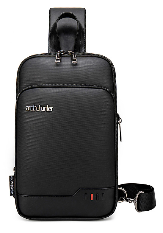 ARCTIC HUNTER τσάντα Crossbody XB00113-BK, αδιάβροχη, μαύρη - ARCTIC HUNTER 86408