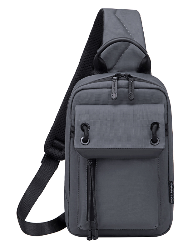 ARCTIC HUNTER τσάντα Crossbody XB00526 με θήκη tablet, 3L, γκρι - ARCTIC HUNTER 104796