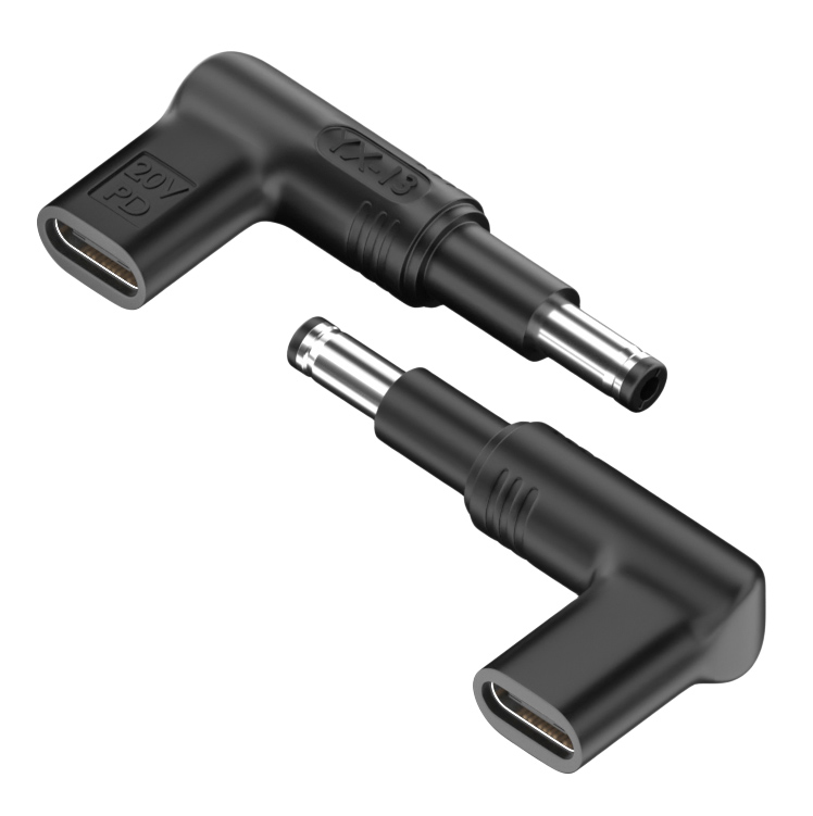 POWERTECH αντάπτορας τροφοδοσίας YX-13, USB-C σε HP 4.8x1.7mm, μαύρος - POWERTECH 110311