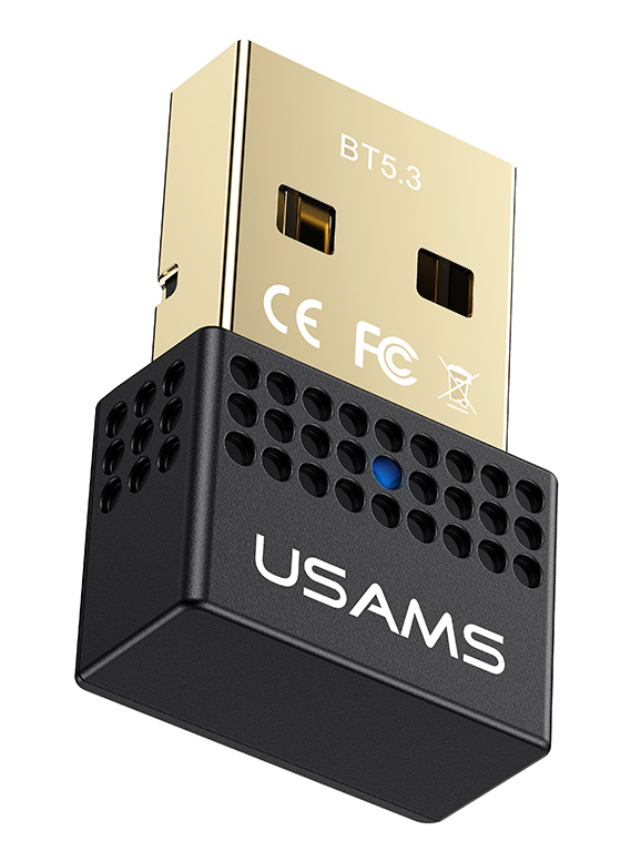 USAMS USB αντάπτορας Bluetooth 5.3 US-ZB285, μαύρος - USAMS 114201