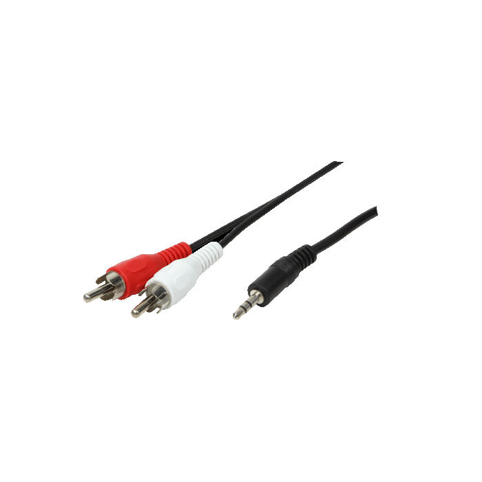Cable Audio 3.5mm M/2xRCA M 1.5m Logilink CA1042 - LOGILINK DOM030457