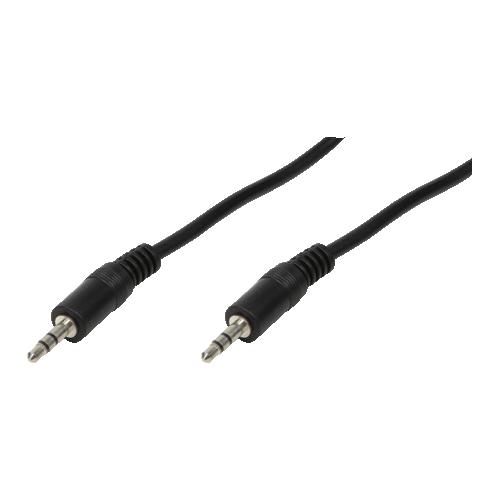 Cable Audio 2x3.5mm M/M 2m Logilink CA1050 - LOGILINK DOM030502
