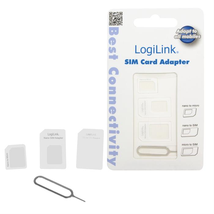 Dual Sim Card Adapter LogiLink AA0047 - LOGILINK DOM030546