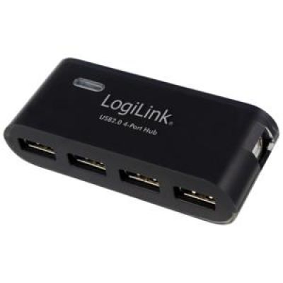 Hub USB + PSU Black Logilink UA0085 - LOGILINK DOM030608