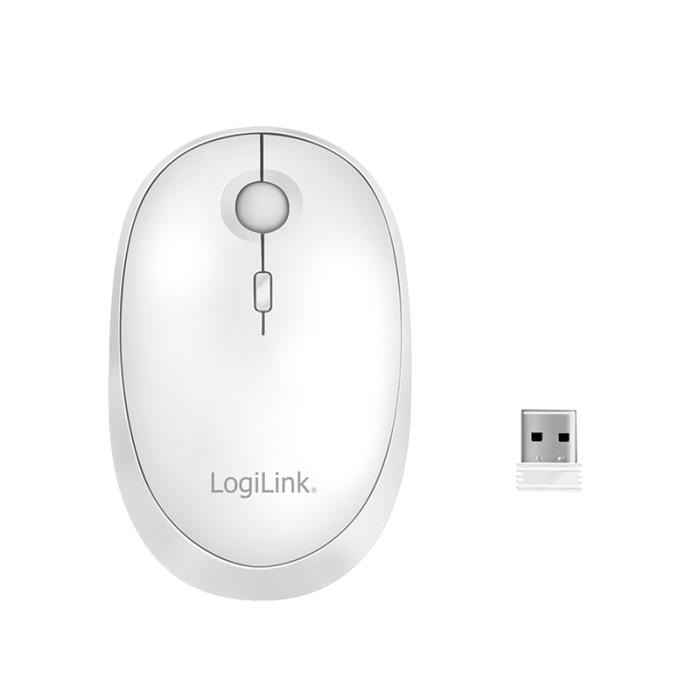 Mouse Wireless 2.4 GHz & Bluetooth Logilink ID0205 W - LOGILINK DOM030712