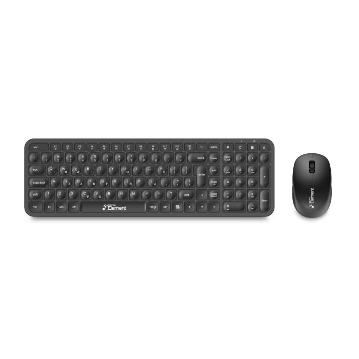 Keyboard & Mouse Wireless Element KB-650WMS - ELEMENT DOM080481