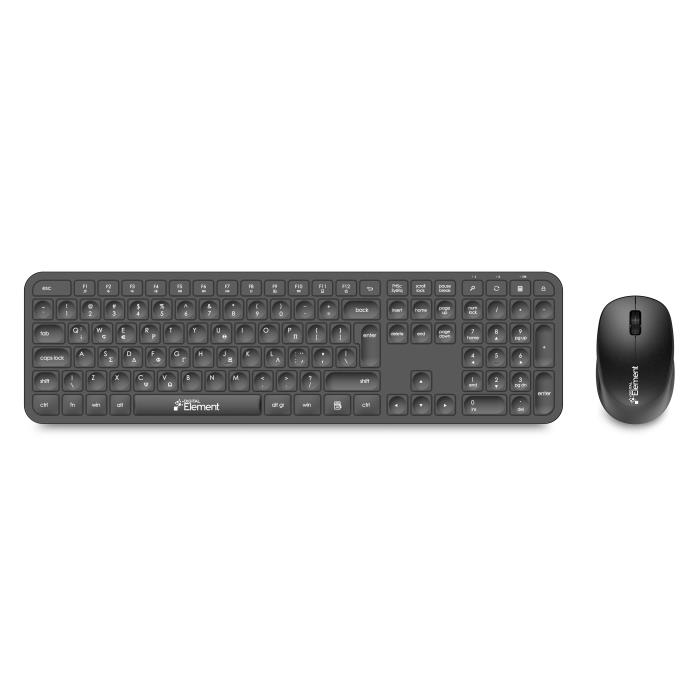 Keyboard & Mouse Wireless Element KB-700WMS - ELEMENT DOM080482