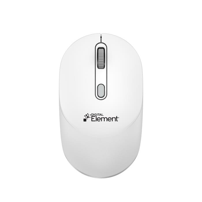 Mouse Wireless 2.4 GHz & Bluetooth Element MS-195W - ELEMENT DOM080488