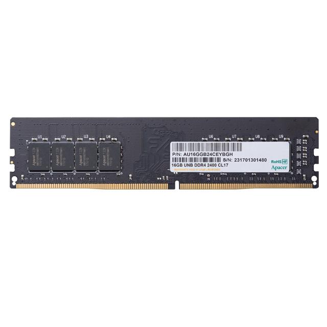 Memory 4GB 2400MHz CL17 DDR4 DIMM Apacer RP - APACER DOM110163