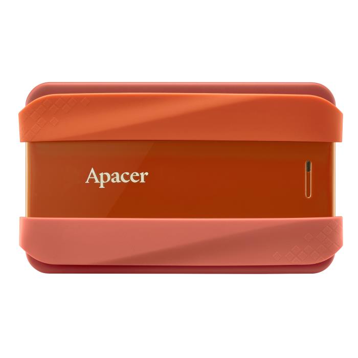 USB 3.2 External HDD 2.5 Gen1 Apacer AC533 1T Red - APACER DOM110218