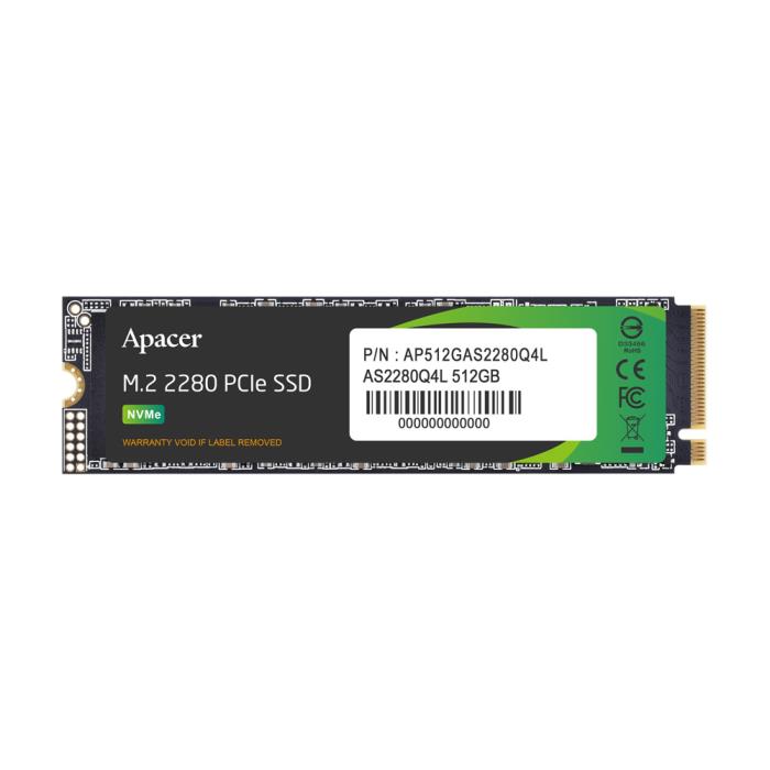 SSD M.2 PCIe Gen4 x4 Apacer AS2280Q4L 512GB - APACER DOM110227