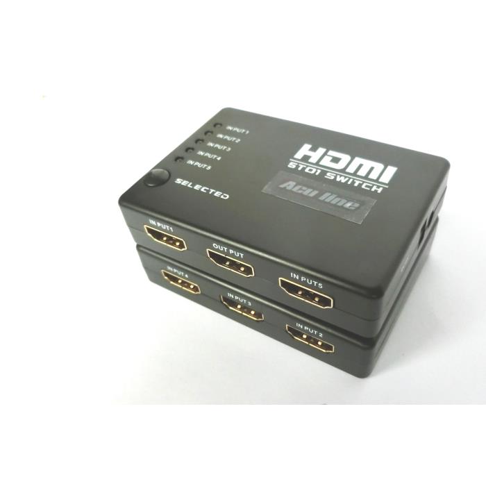 HDMI Switch 5Port Aculine SW-002 - ACULINE DOM210065
