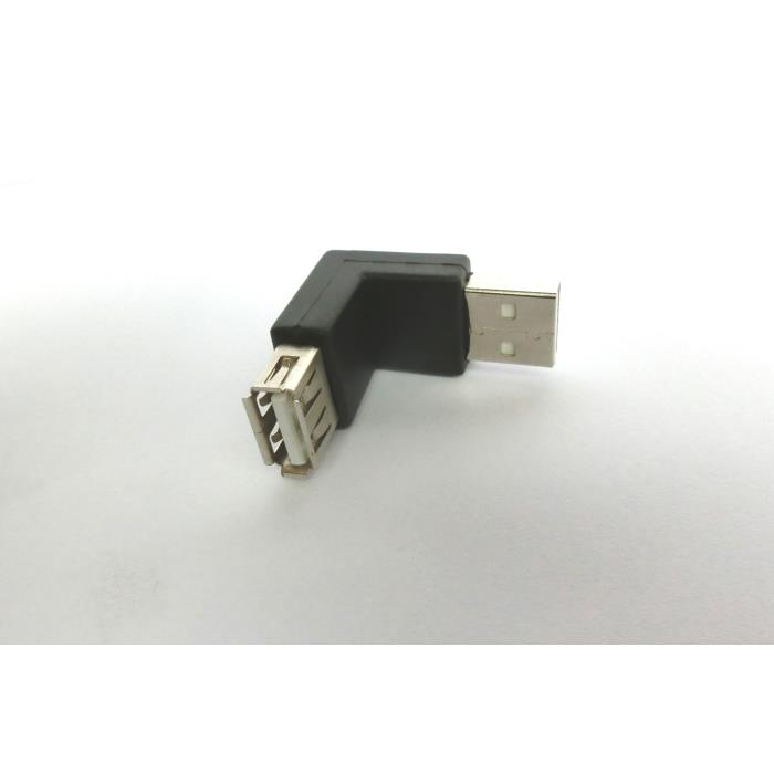 USB Adapter M/F 90 degree Aculine AD-038 - ACULINE DOM210094