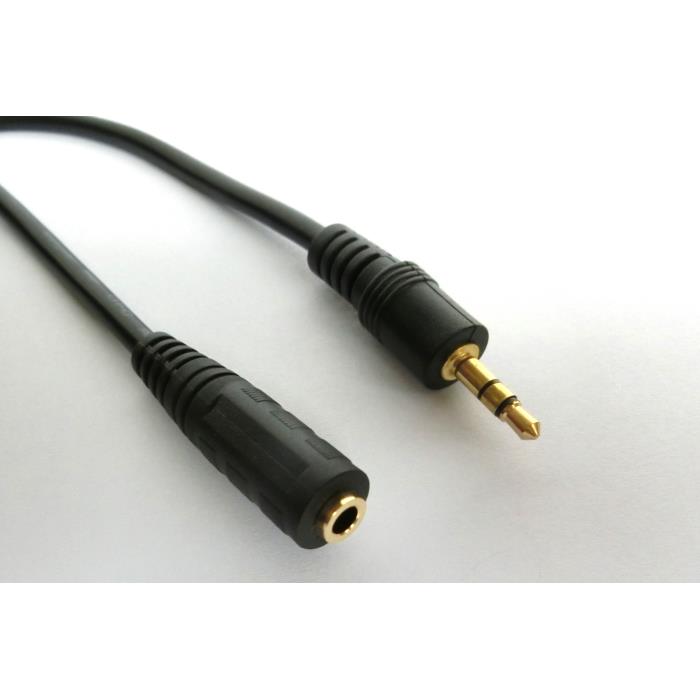 Cable Audio 3.5mm M/F 3m Aculine AU-007 - ACULINE DOM210102