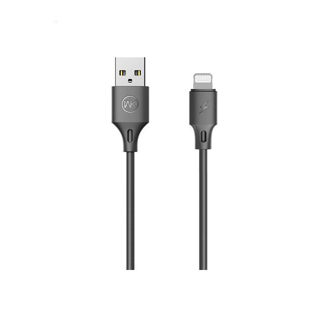 Charging Cable WK i6 Black 1m Full Speed Pro WDC-092 2.4A - DOM250607