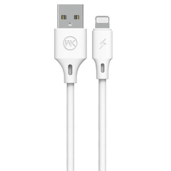 Charging Cable WK i6 White 1m Full Speed Pro WDC-092 2.4A - DOM250608