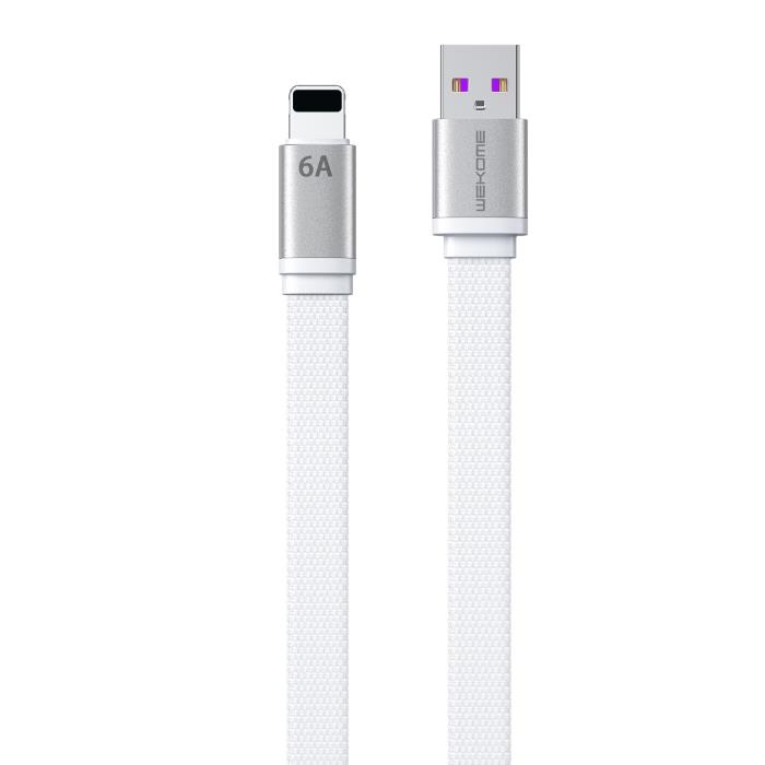 Charging Cable WK i6 White 1,5m WDC-156 6A - DOM250627