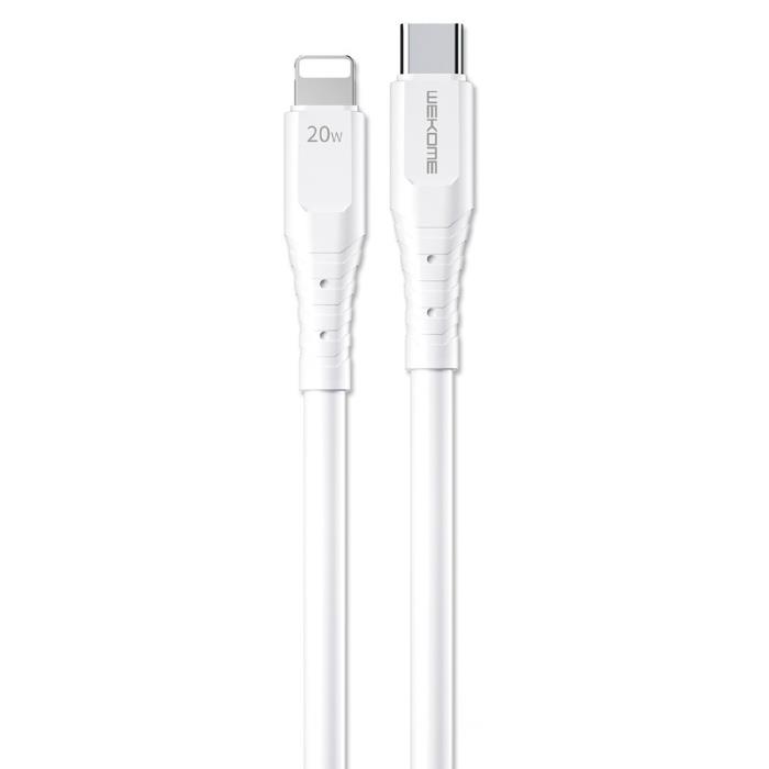 Charging Cable WK 20W PD TYPE-C/i6 White 1m WDC-154 6A - DOM250636