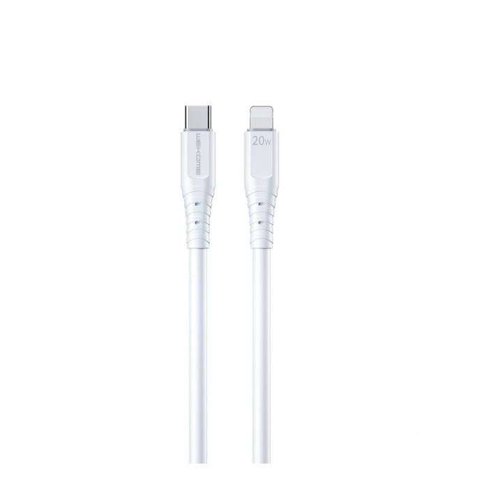 Charging Cable WK 20W PD TYPE-C/i6 White 1,5m WDC-160 6A - DOM250637