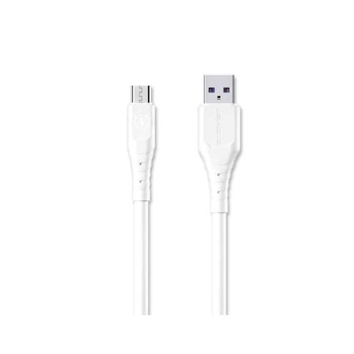 Charging Cable WK Micro Wargod White 1m WDC-152 6A - DOM250688