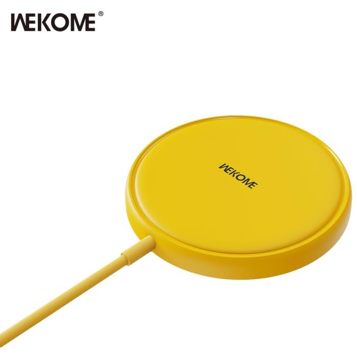 Charger Wireless Magnetic WK WP-U166 15W Yellow - DOM250753