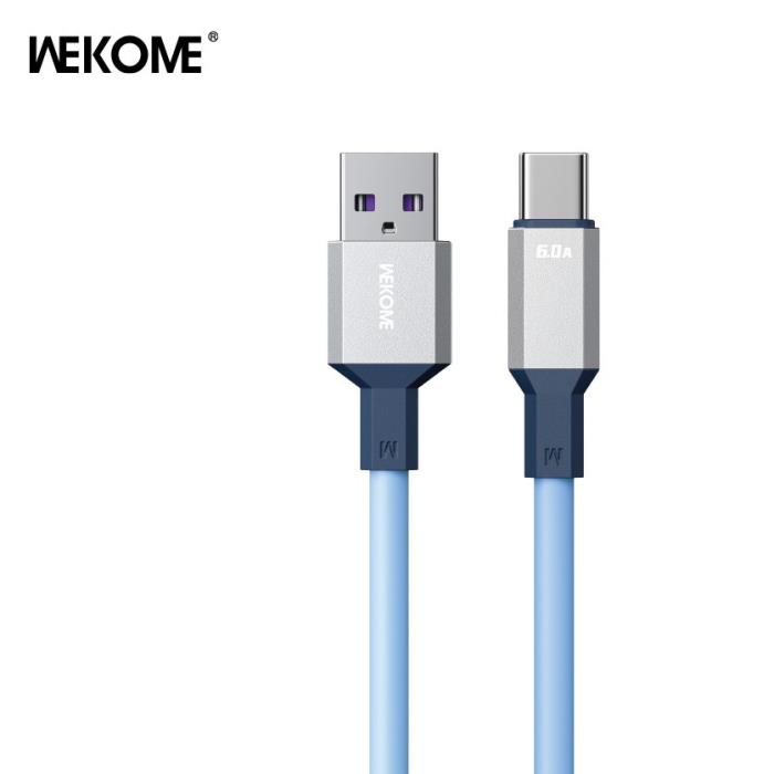 Charging Cable WK TYPE-C Tint II Blue1,2m WDC-17a 6A - DOM250765