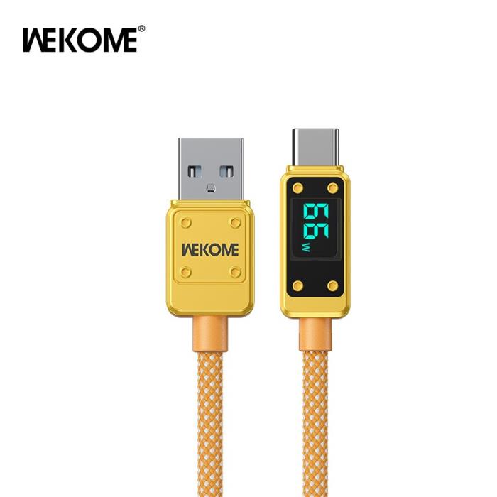 Charging Cable WK TYPE-C Vanguard Gold 1m WDC-06 6A - DOM250772