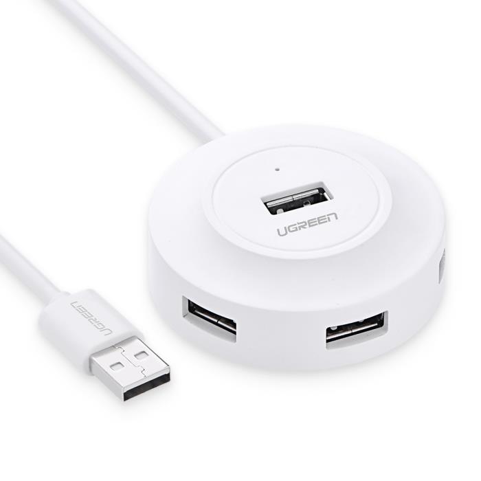Hub USB 2.0 UGREEN CR106 White 20270 - DOM340047