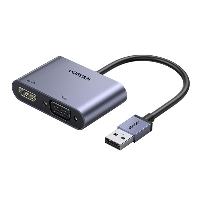 USB 3.0 to HDMI+VGA UGREEN CM449 20518 - DOM340163