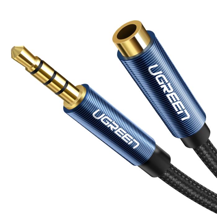 Cable Audio 3.5mm M/F 0,5m UGREEN AV118 40672 - DOM340185