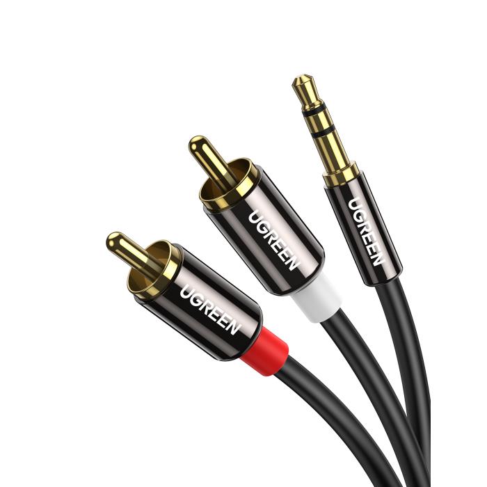 Cable Audio 3.5mm M/2xRCA M 1m UGREEN AV116 10749 - DOM340189