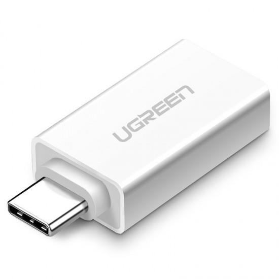 Adaptor OTG TYPE C 3.1  to USB 3.0 UGREEN US173 White 30155 - DOM340257