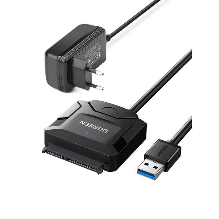 USB 3.0 to SATA 2,5''/3,5'' Converter UGREEN CR108 20611 - DOM340264