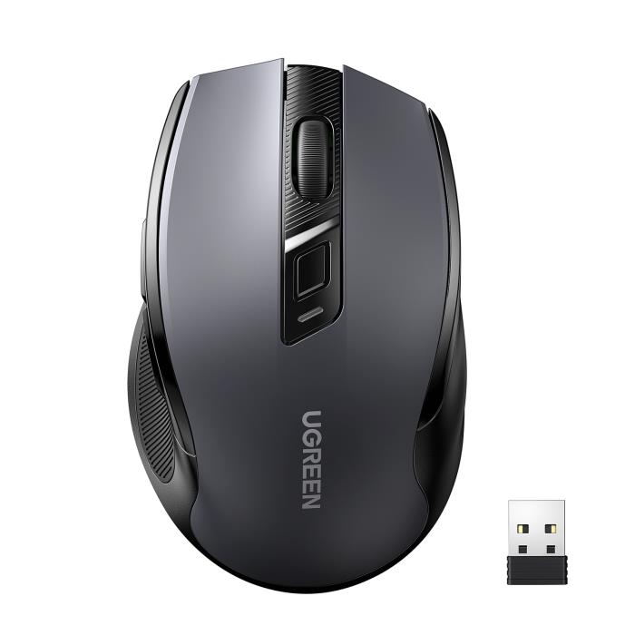 Mouse Wireless UGREEN MU006 Black 90545 - DOM340298