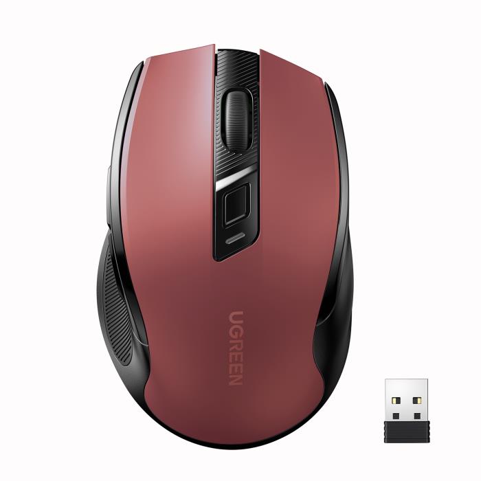 Mouse Wireless UGREEN MU006 Red 15065 - DOM340299