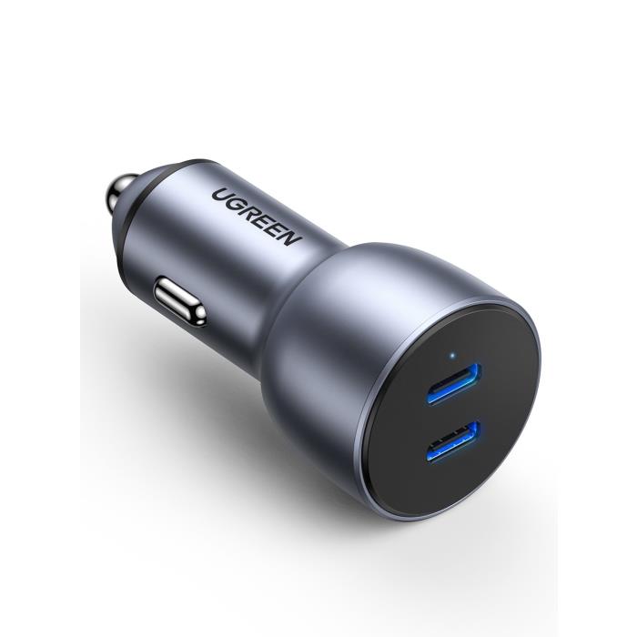 Car Charger UGREEN  CD213 40W Dual PD 3.0 Gray 70594 - DOM340329
