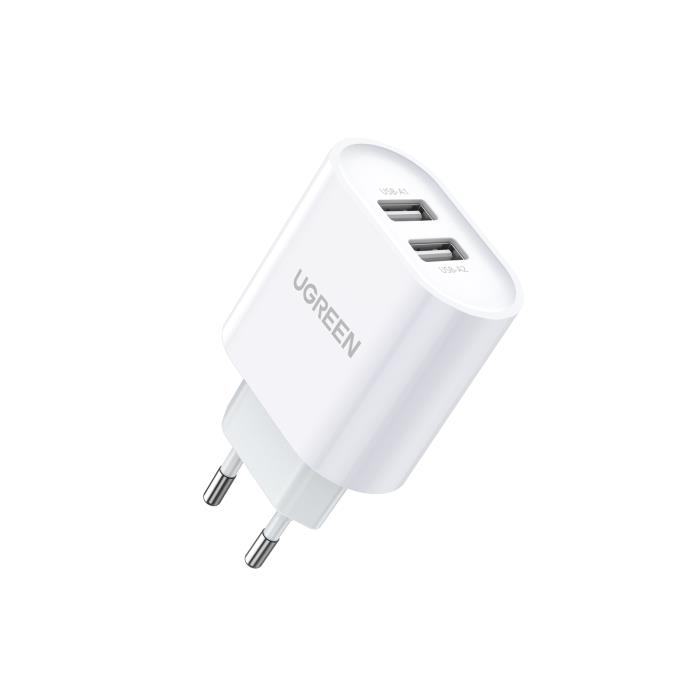 Charger UGREEN CD104 12W Dual USB White 20384 - DOM340348