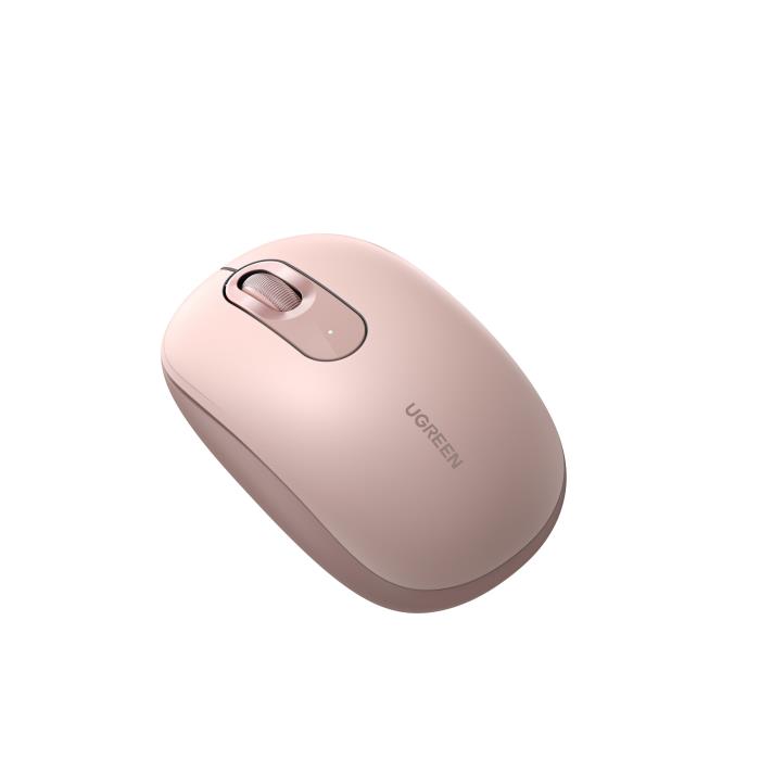 Mouse Wireless UGREEN MU105 Pink 90686 - DOM340359