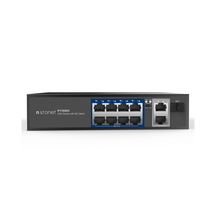 Fast Ethernet 10port Switch PoE Stonet P110GH - STONET DOM350011