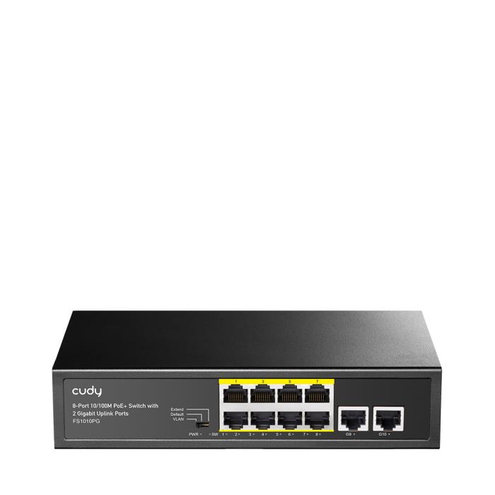 Fast Ethernet 10port Switch PoE Cudy FS1010PG - CUDY DOM370028