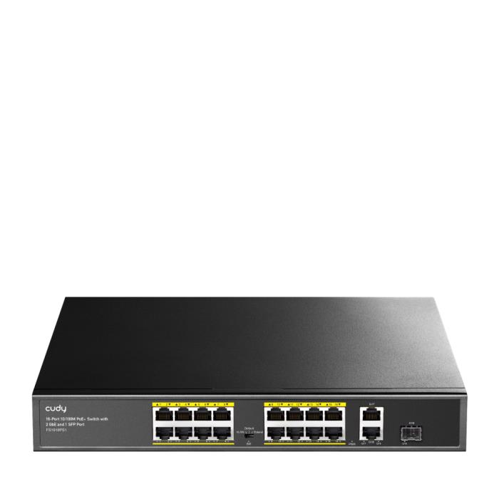 Fast Ethernet 18port Switch PoE Cudy FS1018PS1 - CUDY DOM370030