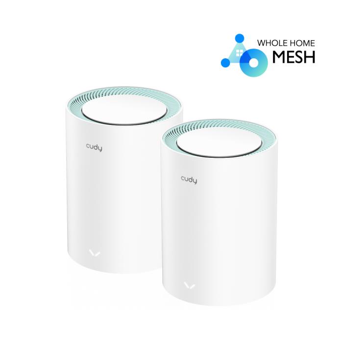 Mesh Wi-Fi Gigabit AC1200 Cudy M1300(2-Pack) - CUDY DOM370038